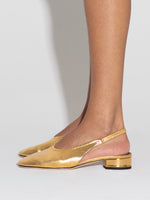 Dua Laminated Leather Slingback - Image 6