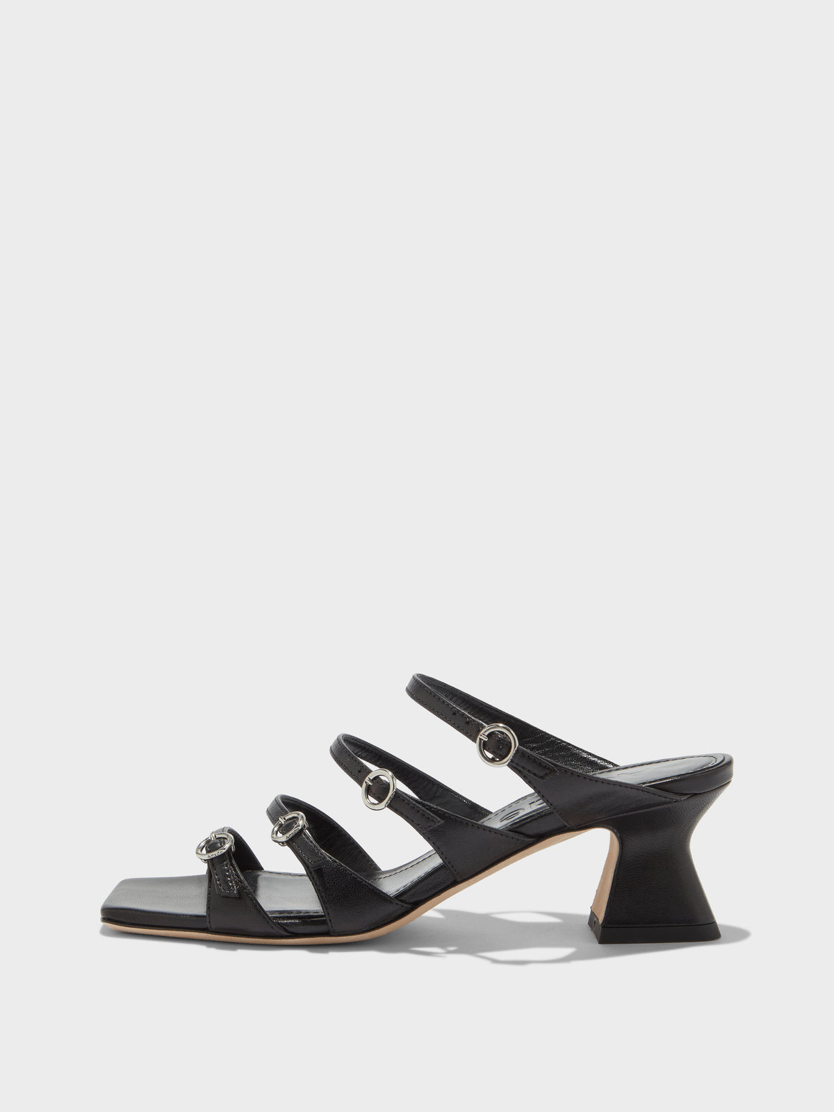 Aeyde Women's Wilma Leather Sandals Black