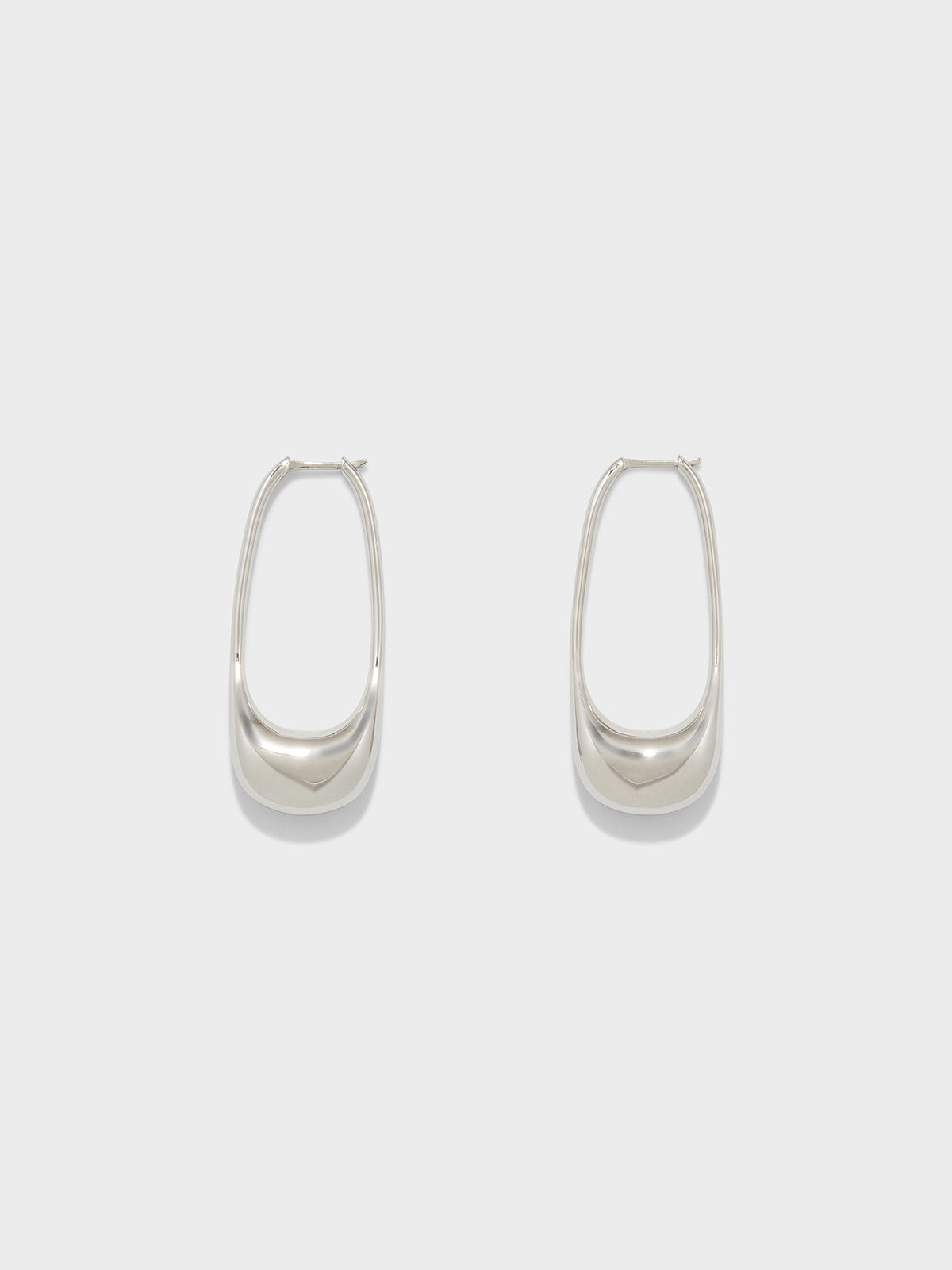 Eleanora Palladium-Plated Hoop Earrings - Image 1
