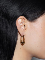 Elias 18kt Gold-Plated Hoop Earrings - Image 3