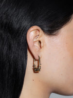 Elias 18kt Gold and Palladium-Plated Hoop Earrings - Image 3