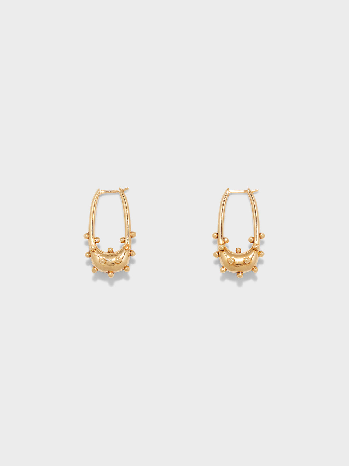Elias 18kt Gold-Plated Hoop Earrings - Image 1