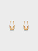 Elias 18kt Gold-Plated Hoop Earrings - Image 1