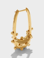 Elias 18kt Gold-Plated Hoop Earrings - Image 2