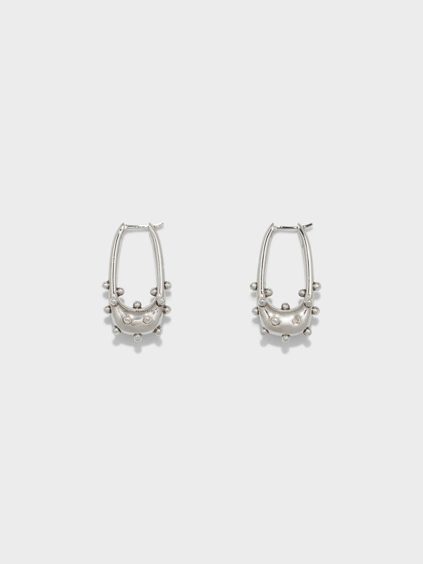 Elias Palladium-Plated Hoop Earrings
