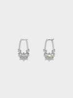 Elias Palladium-Plated Hoop Earrings - Image 1