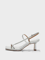 サンダル・ミュール AEYDE Women Sandals A11FSBERS8MFL0121920007920 SILVER AEYDE | Silver Women's Sandals | YOOX