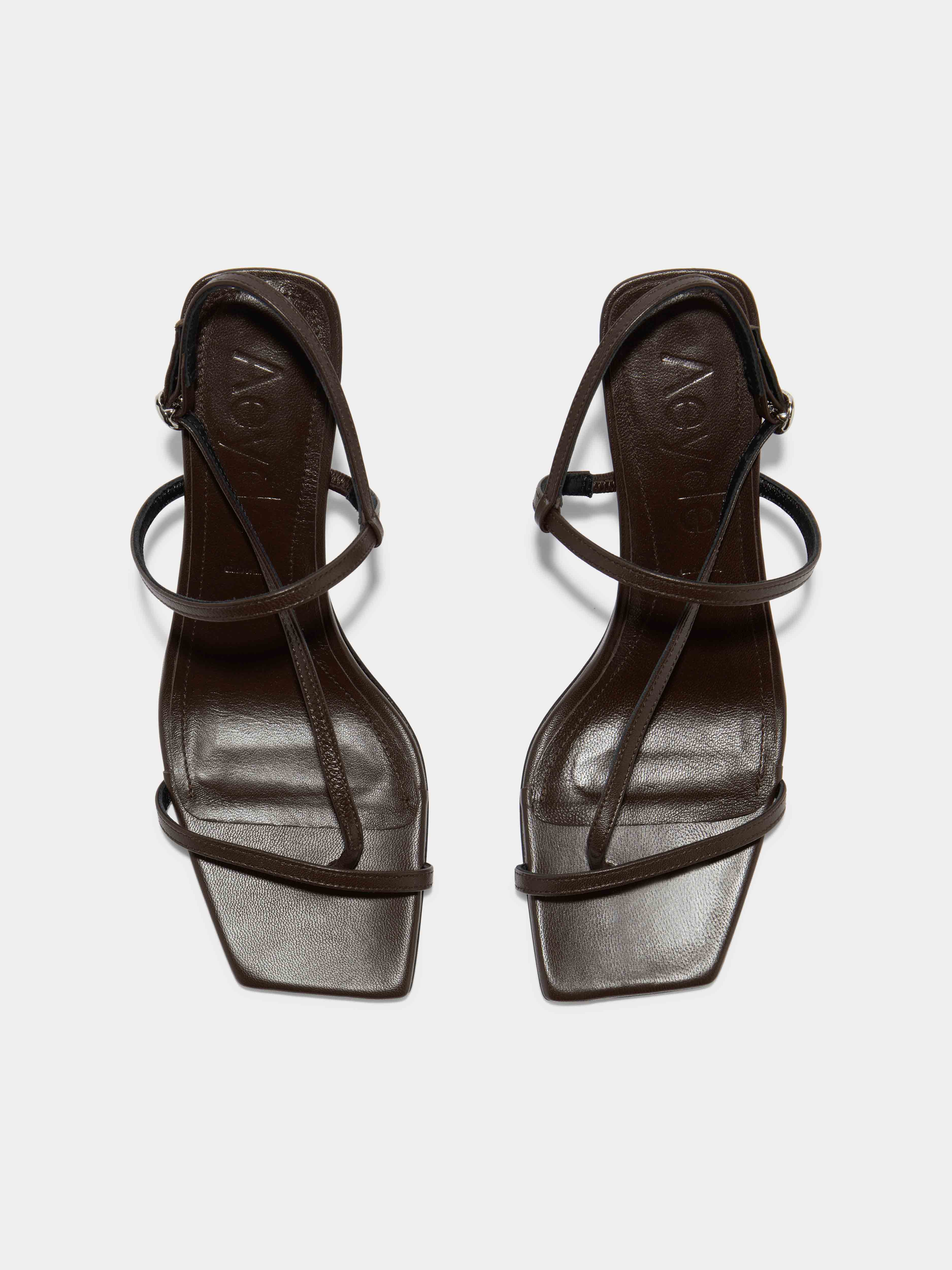 Elise Leather Toe-Post Sandals - Image 5
