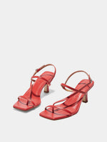 Elise Leather Toe-Post Sandals - Image 2