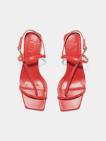 Elise Leather Toe-Post Sandals - Image 5