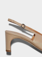 Eliza Leather Slingback Pumps - Image 4