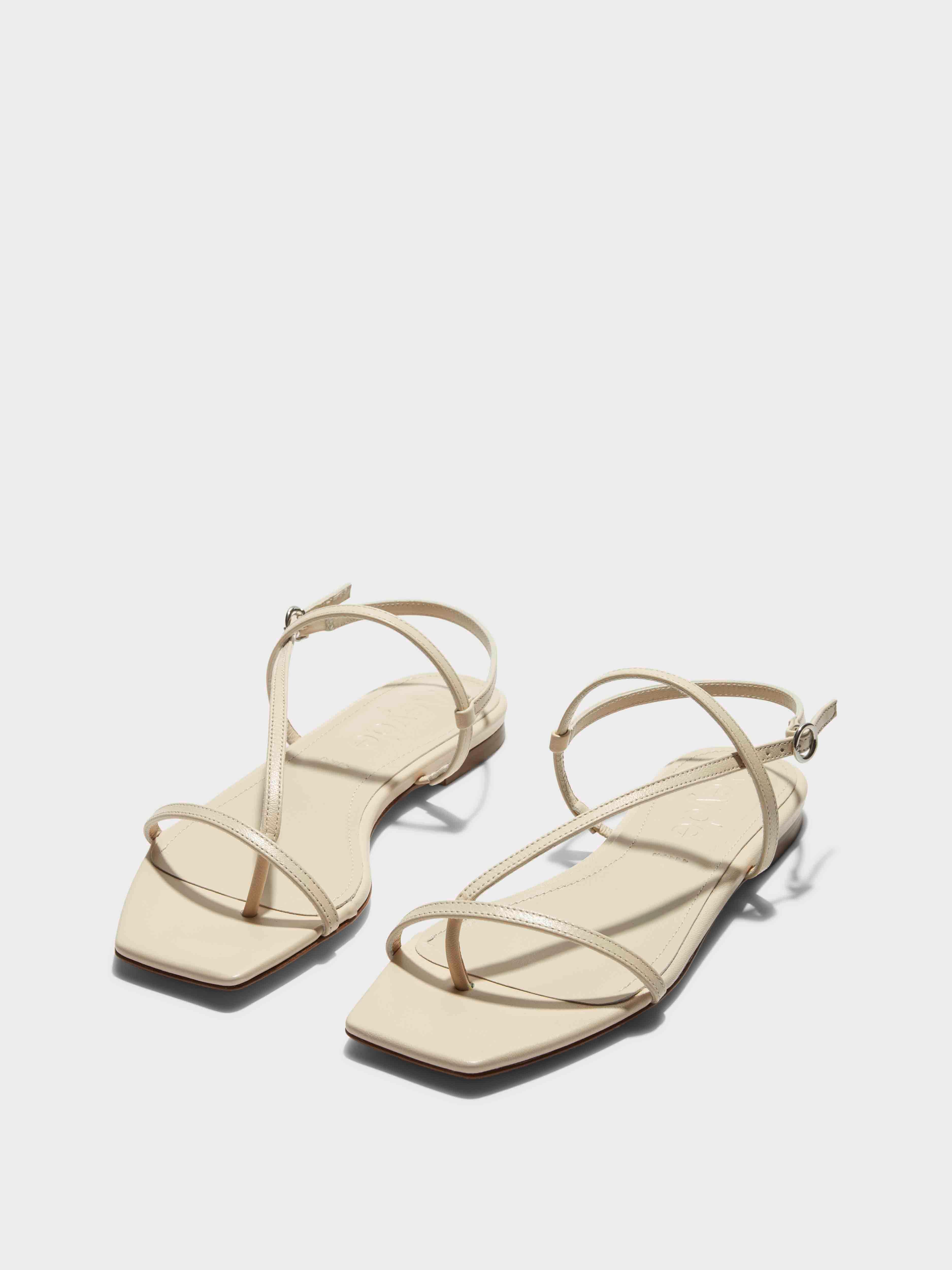 Ella Leather Toe-Post Sandals - Image 2