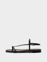 Ella Leather Toe-Post Sandals - Image 1
