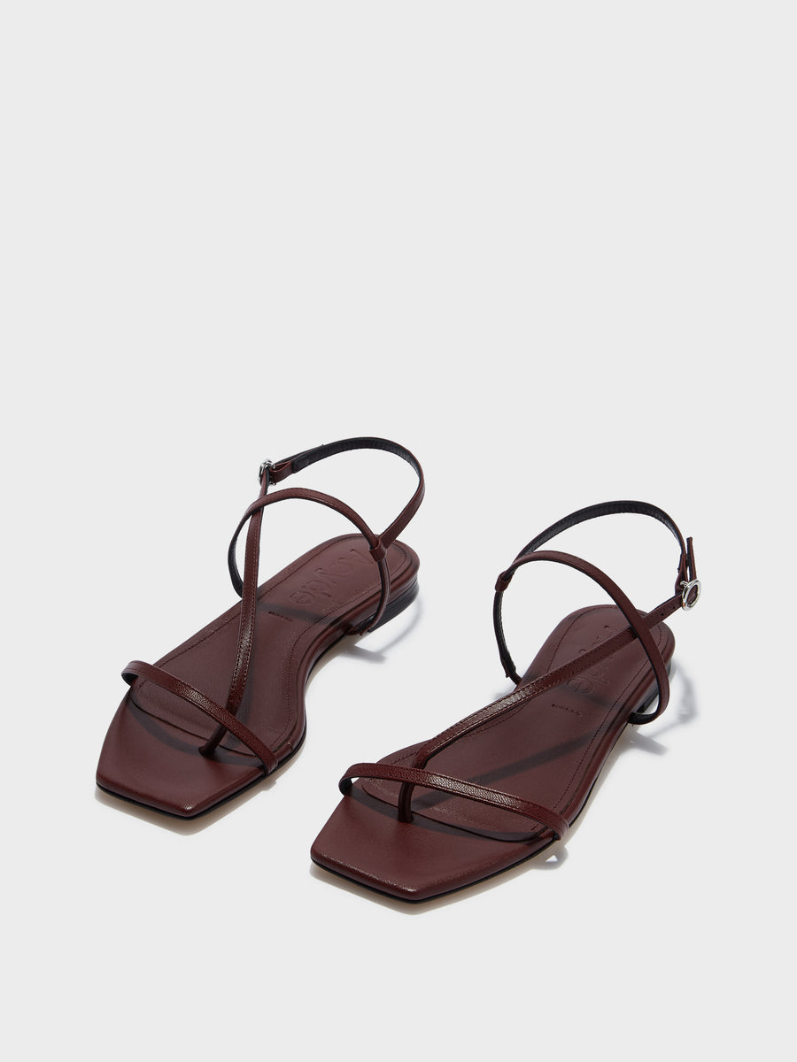 Ella Square-Toe Sandals