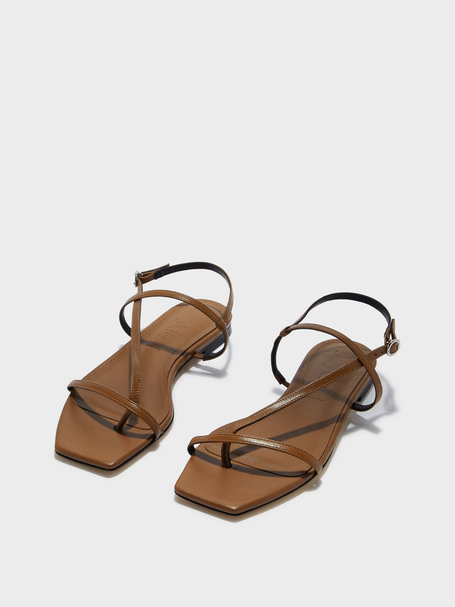 Ella Square-Toe Sandals