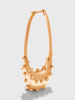 Ellen 18kt Gold-Plated Hoop Earrings - Image 3