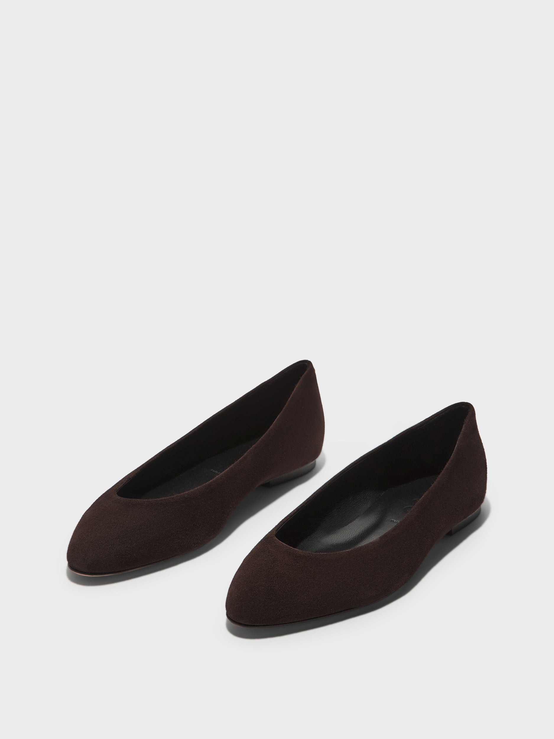 Ellie Suede Almond-Toe Flats - Image 3