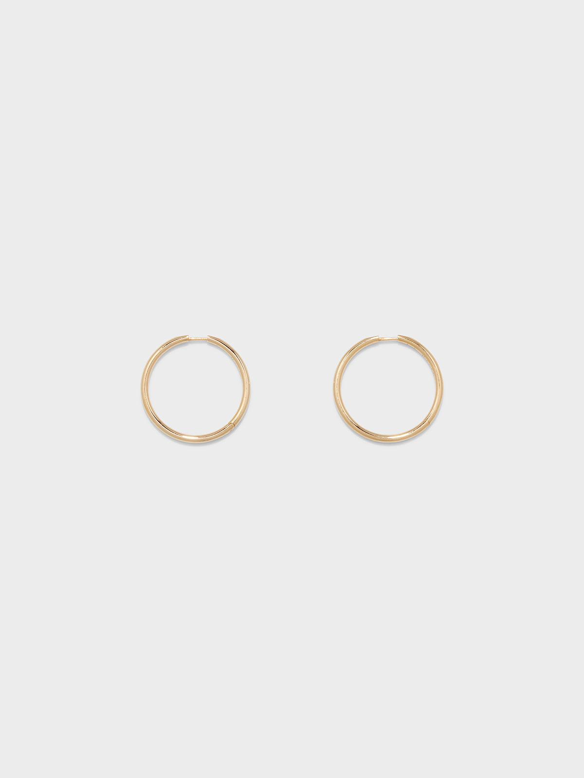 Elona Large 18kt Gold-Plated Hoop Earrings - Image 1