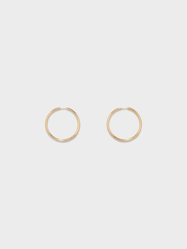 Elona Large 18kt Gold-Plated Hoop Earrings