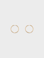 Elona Large 18kt Gold-Plated Hoop Earrings - Image 1