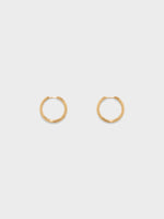 Elona Medium 18kt Gold-Plated Hoop Earrings - Image 1