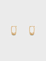 Elton 18kt Gold-Plated Hoop Earrings - Image 1