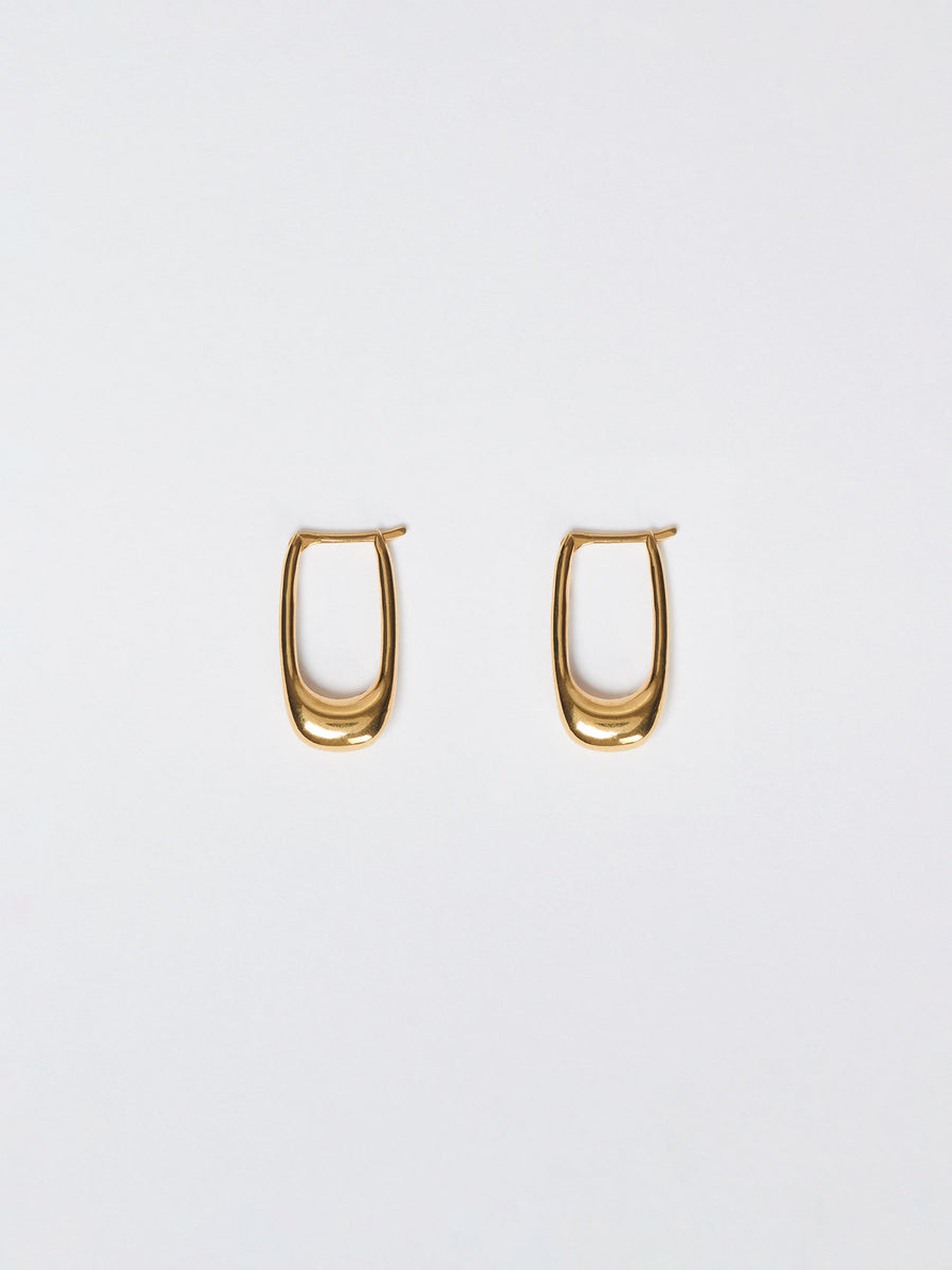 Elton 18kt Gold-Plated Hoop Earrings