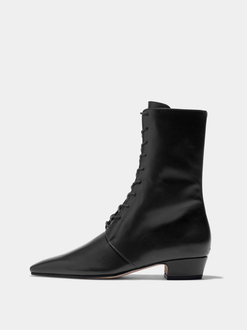 Elva Leather Ankle Boots