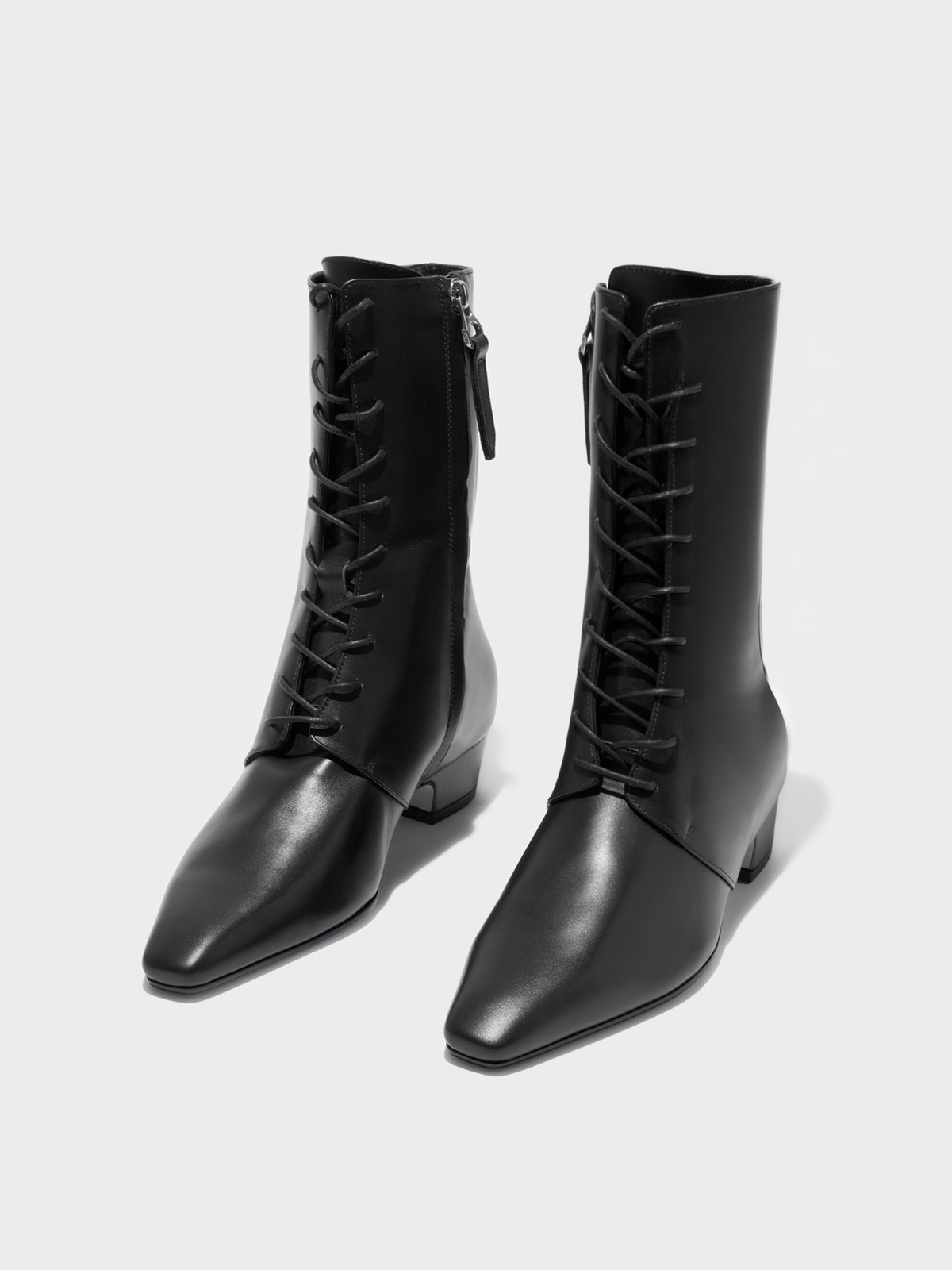 Elva Leather Ankle Boots