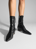 Elva Leather Ankle Boots - Image 2