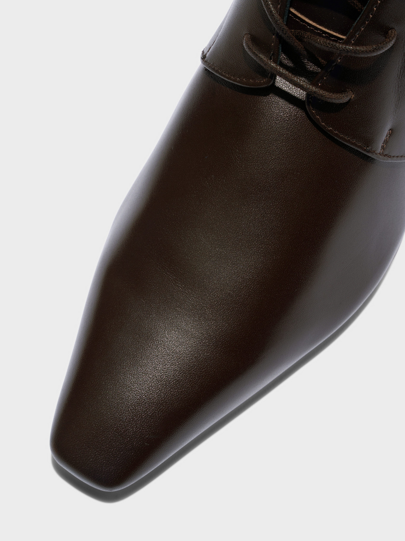 Elva Leather Ankle Boots