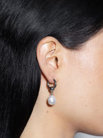 Elvin Pearl and Palladium-Plated Earrings - Image 3