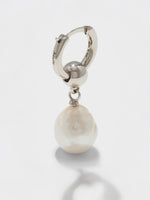 Elvin Pearl and Palladium-Plated Earrings - Image 2