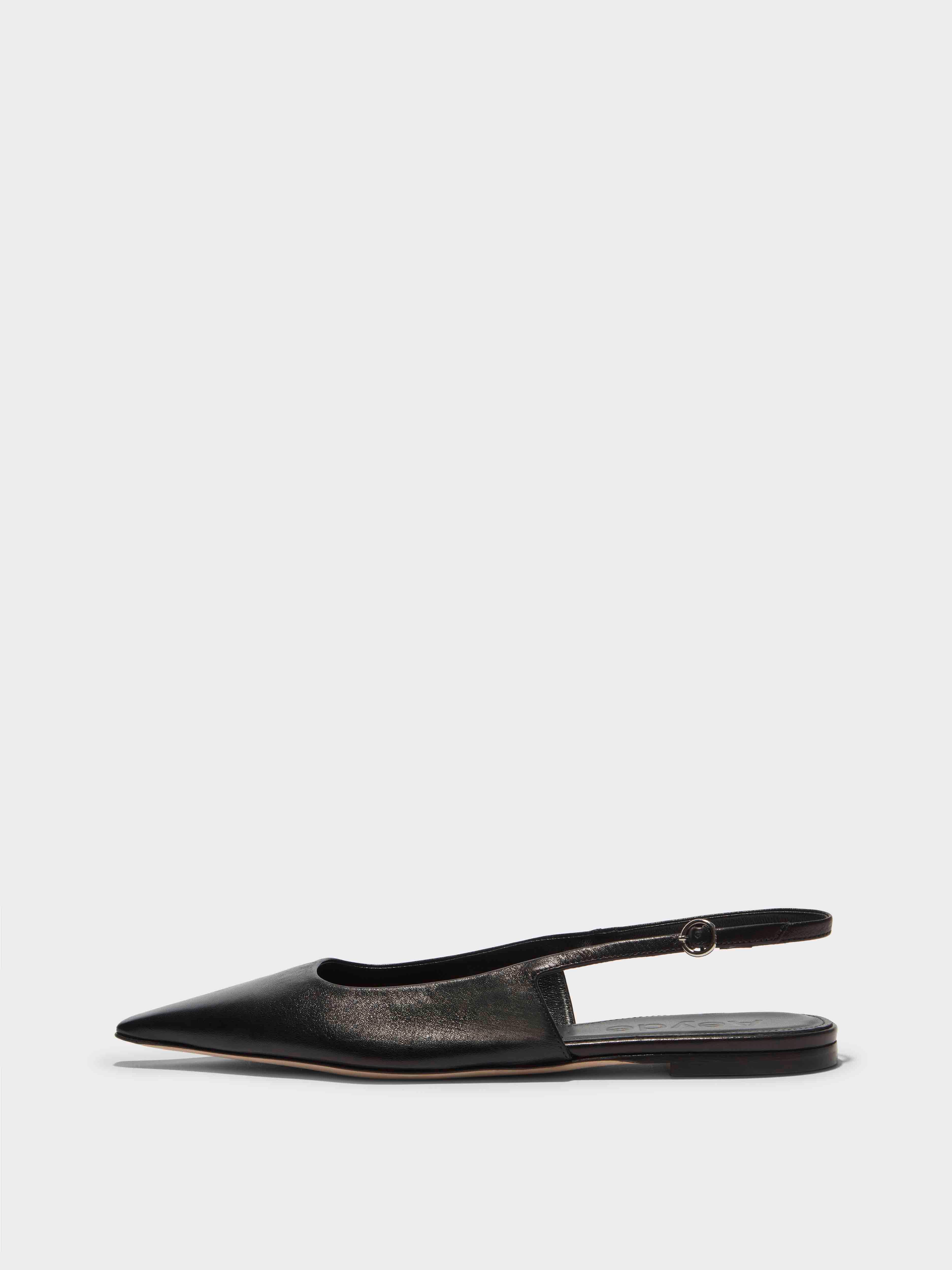 フラットシューズ aeyde FW25 Ballerinas (UMA NAPPA LEATHERBLACK) Aeyde | UMA Black Mary Jane Flat
