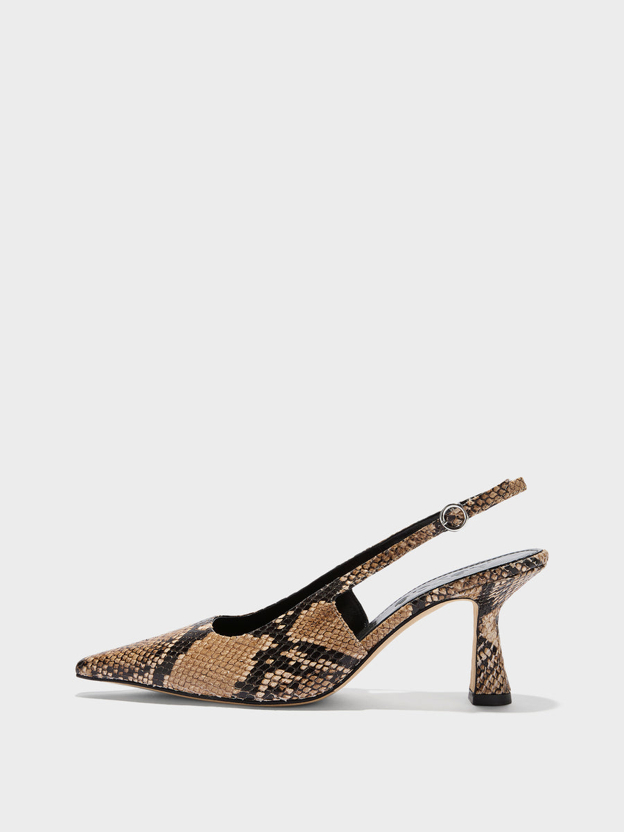 Fernanda Snake Print Pumps