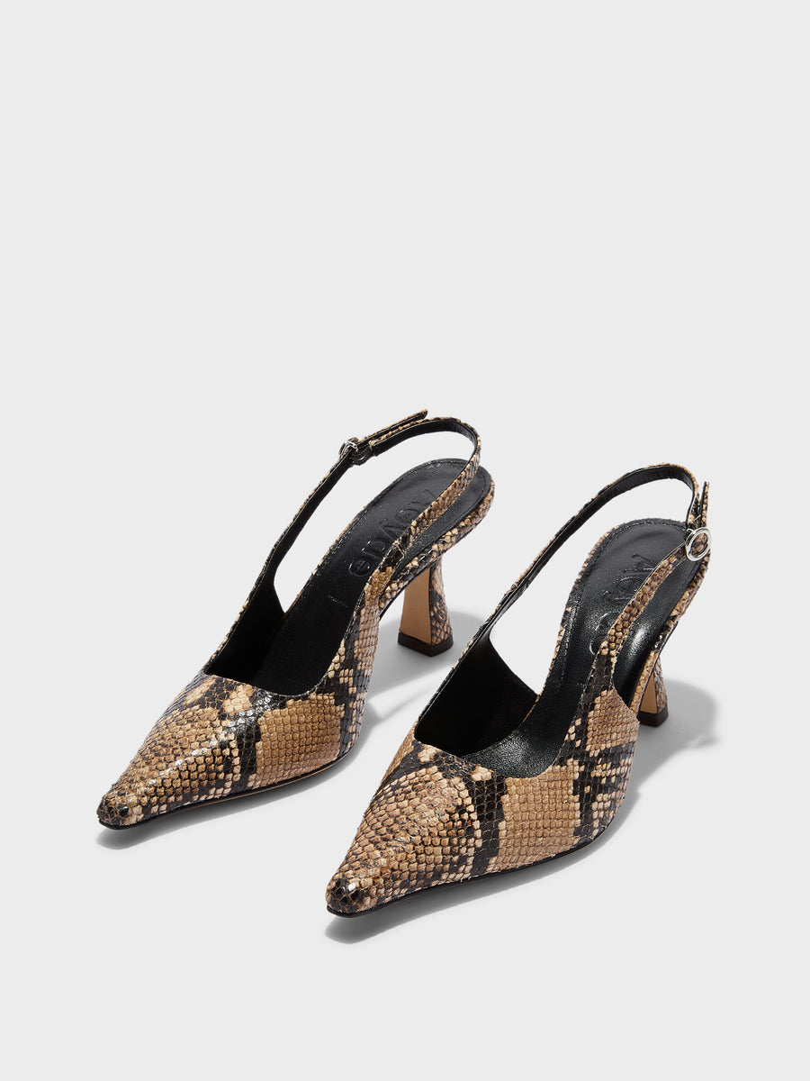 Fernanda Snake Print Pumps