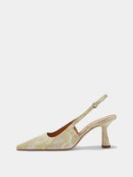 Fernanda Leather Slingback Pumps - Image 1