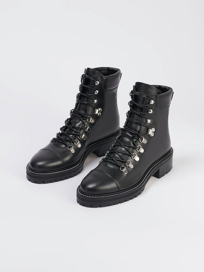 Aeyde | FIONA Black Hiking Boot