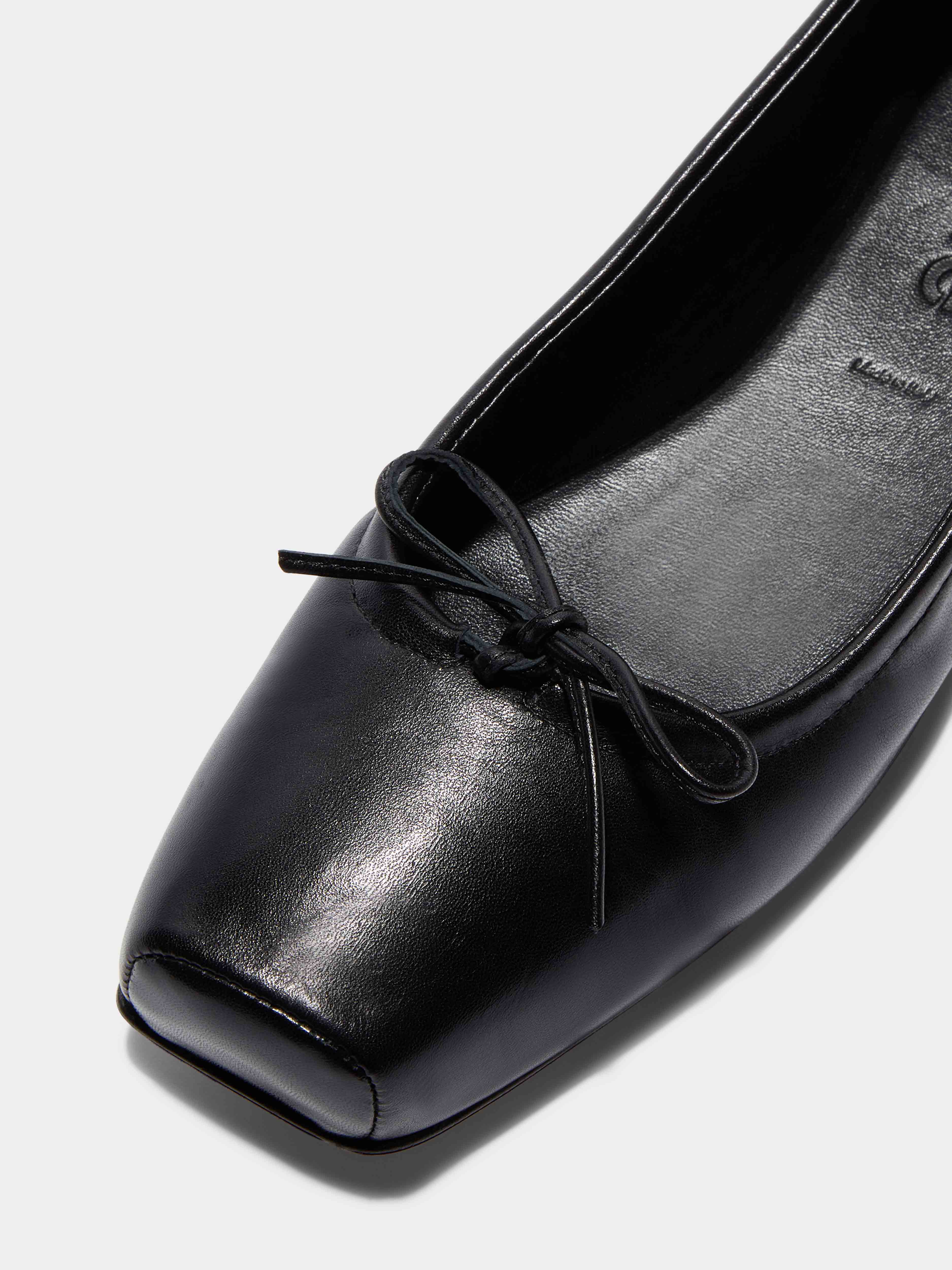 Gabriella Leather Ballet Flats - Image 3