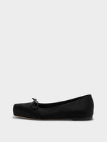 Gabriella Satin Ballet Flats - Image 1