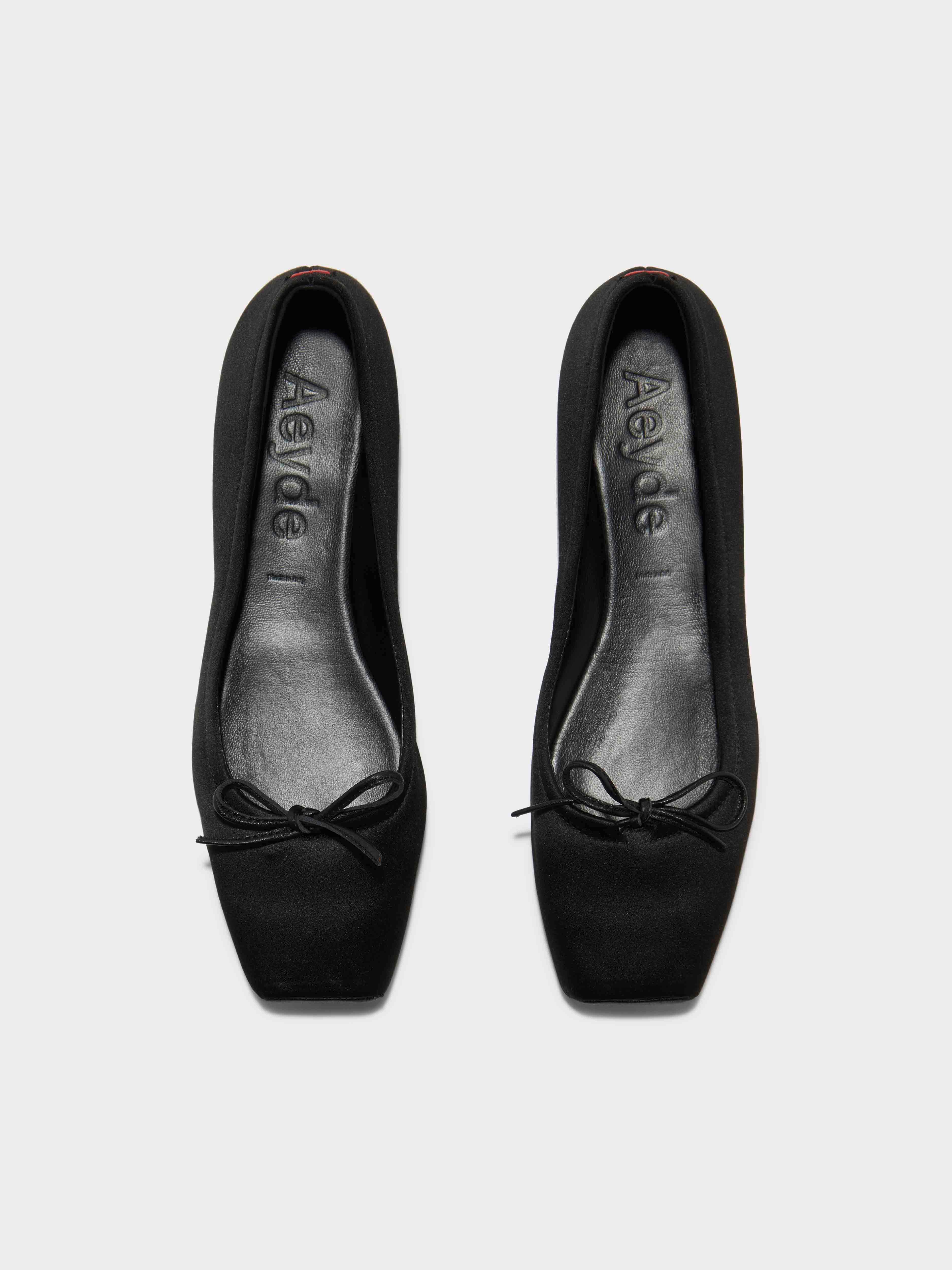 Gabriella Satin Ballet Flats - Image 5