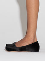 Gabriella Satin Ballet Flats - Image 6
