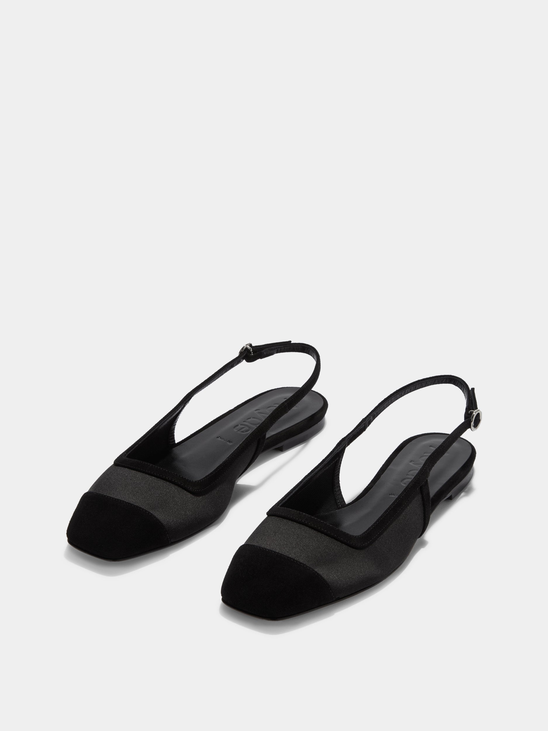 Geraldine Satin Toe-Cap Slingback - Image 2