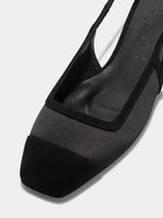 Geraldine Satin Toe-Cap Slingback - Image 3