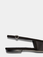 Geraldine Satin Toe-Cap Slingback - Image 4