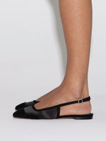 Geraldine Satin Toe-Cap Slingback - Image 6