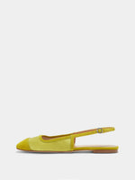 Geraldine Satin Toe-Cap Slingback - Image 1