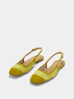 Geraldine Satin Toe-Cap Slingback - Image 2