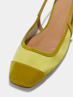 Geraldine Satin Toe-Cap Slingback - Image 3