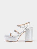 Katalin Leather Platform Sandals - Image 1